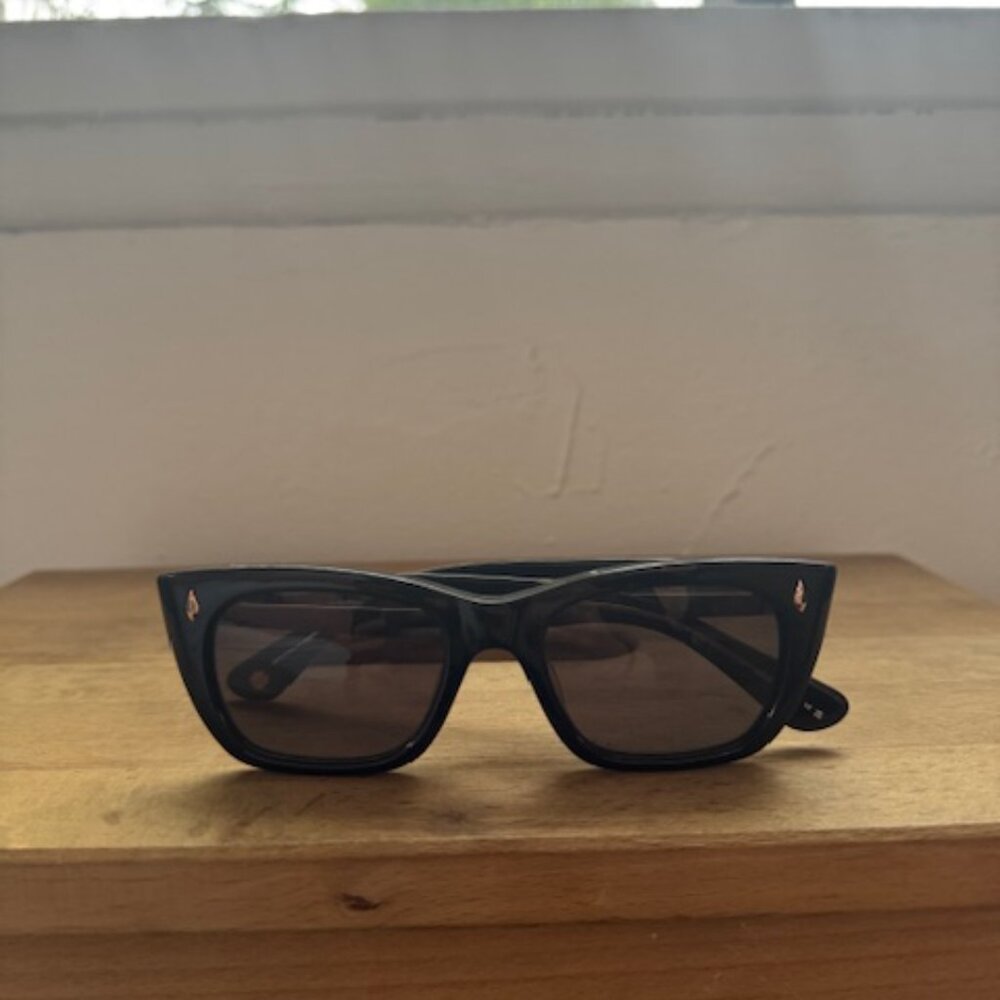 Garrett Leight Webster Sun in Black - Picture 8 of 9
